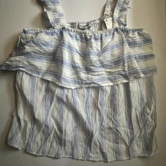 Blue Stripe Tank Top - Size L *NWT - Picture 1 of 3
